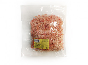 Мясные снеки: Кальмар стружка со вкусом краба (розовая)