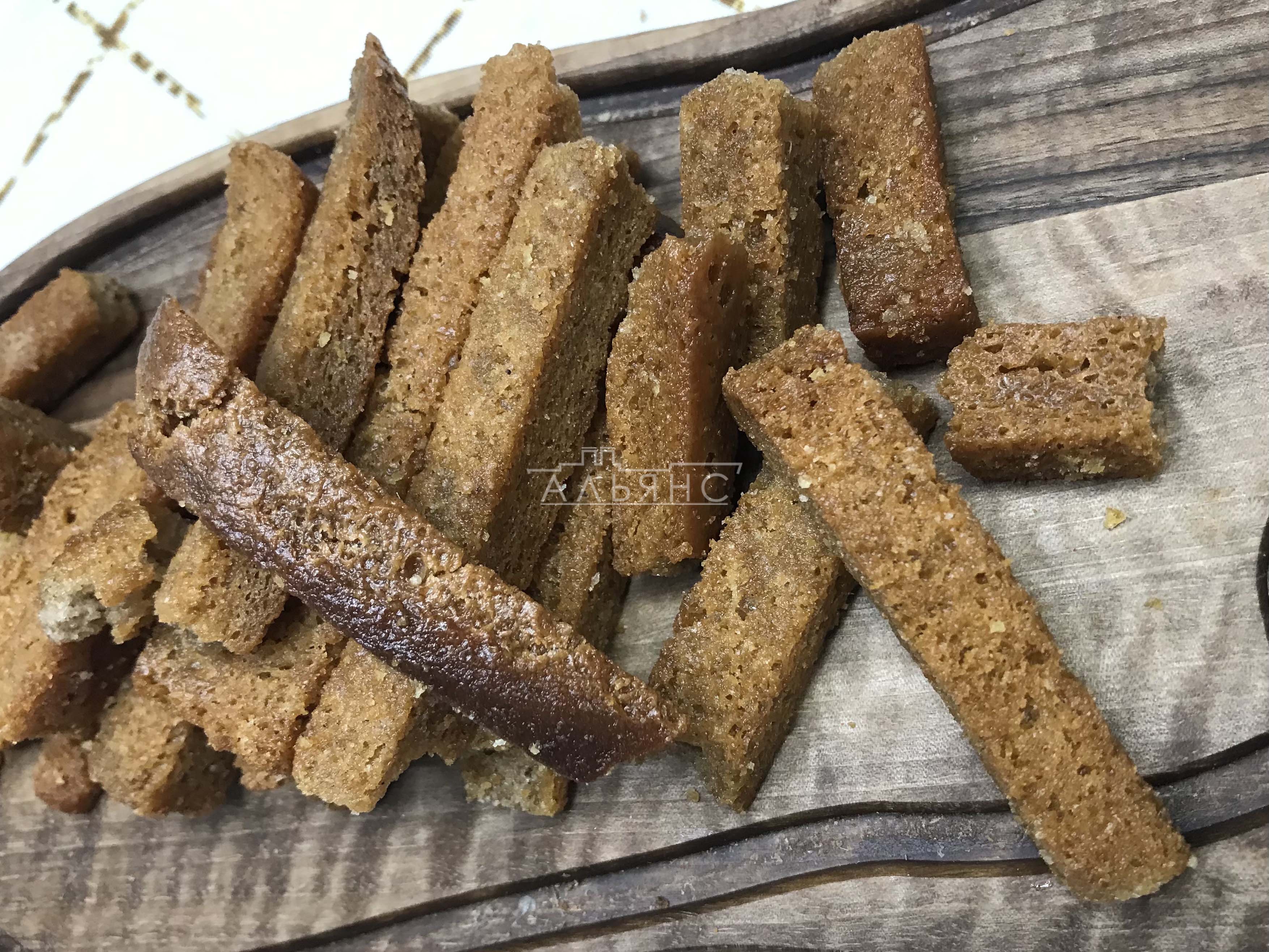 Деревенские гренки с чесноком в Раменском