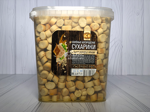 Сухарики с холодцом и хреном в Раменском