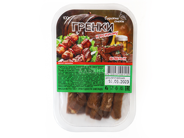 Сурские гренки Шашлык (100 гр) в Раменском