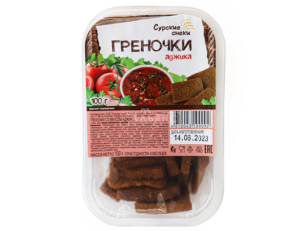 Сурские гренки с Аджикой (100 гр) в Раменском