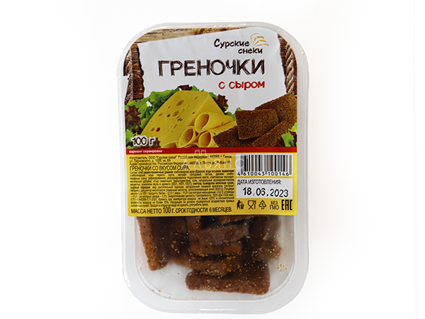 Сурские гренки со вкусом Сыра (100 гр) в Раменском