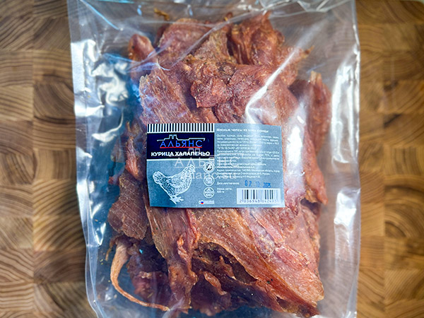 Мясо (АЛЬЯНС) вяленое курица 500гр "С халапеньо" в Раменском