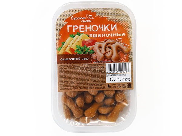 Сурские (ПШЕНИЧНЫЕ) Сливочный сыр (100 гр) в Раменском