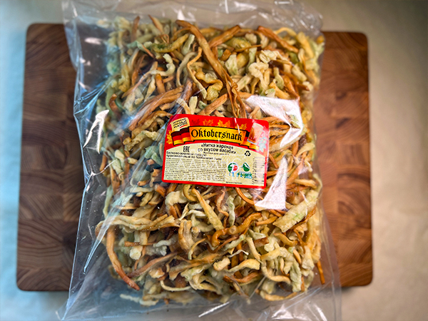 Нитка ЖАРЕНАЯ "Васаби" Oktobersnack 1 кг (сырный продукт) в Раменском