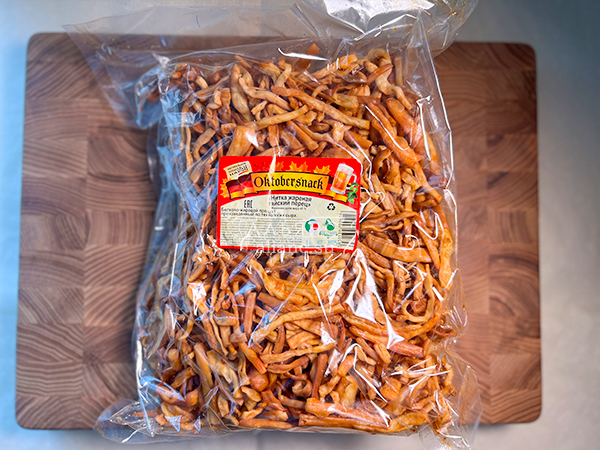 Нитка ЖАРЕНАЯ "Тайский перец" Oktobersnack 1 кг (сырный продукт) в Раменском