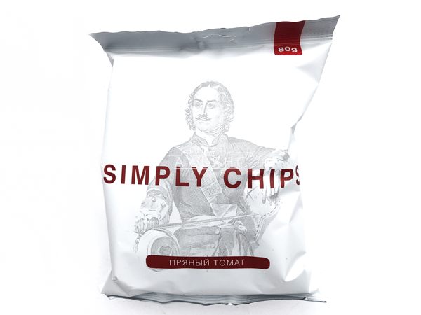 Картофельные чипсы "Simple chips" Пряный томат 80 гр. в Раменском